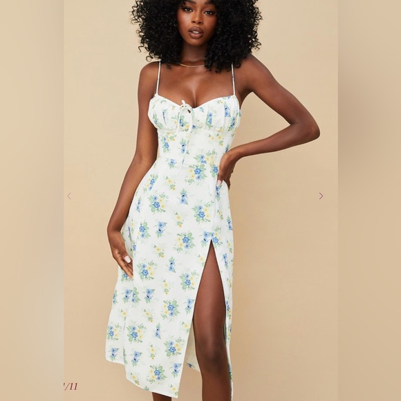 510. 🆕 House of CB Carina Floral Midi Dress 15” P2P, Size S - Picture 3 of 13